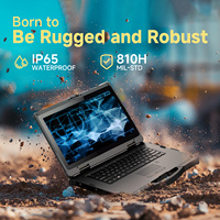 ODM/OEM 14 Rugged Laptop, Windows 11 I5/i7 CUP, GPS 5G NFC WiFi BT, 32G+256G, Touch Screen ,IP65 Waterproof ,Dual Battery,