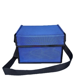 Sac isotherme portable en polyester avec poche à glace, bandoulière étanche, boîte de chaîne du froid pour aliments - Product Image 2