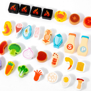 Classique nouveau Design créatif en bois jeu de table <span class=keywords><strong>cuisine</strong></span> Barbecue Cognition apprentissage mode jouet éducatif pour garçons et filles - Product Image 6