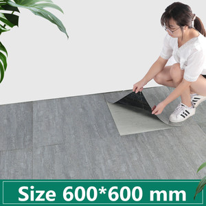 Autocollants de <span class=keywords><strong>Sol</strong></span> en PVC Auto-Adhésifs Effet Ciment, Revêtement Plastique Épaissi, Résistant à l'Usure et Imperméable 60*60CM - Product Image 4