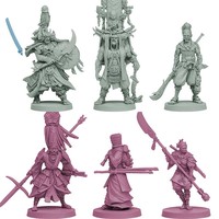 Figurine de jeu de société en plastique personnalisée, fabrication OEM, figurine de jeu de rôle miniature en plastique pour plateau de jeu