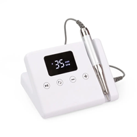 Vente flash - Perceuse à moteur sans balais de bureau, silencieuse et sans vibrations, 35000 tr/min, perceuse à ongles portable avec logo personnalisé