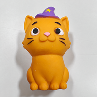 Jouet à presser Magic Hat Cat en TPR, animal à remontée lente, anti-stress, fournisseur en gros