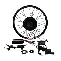 Kit de conversion de vélo électrique 36V 48V 52V 1500W, contrôleur à onde sinusoïdale 45A, affichage couleur UKC1 V6L PAS, ensemble moteur de vélo électrique