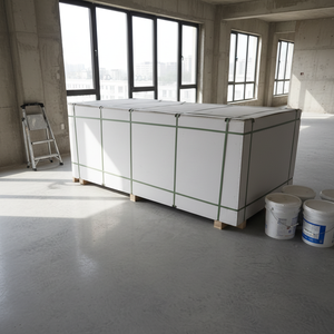 Panneau de plâtre haute résistance, plaque de plâtre 4x8 pieds 12 mm, plaque de plâtre imperméable pour cloison, décoration de plafond - Product Image 1