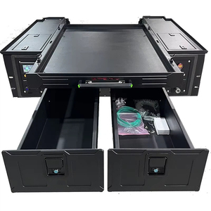 Tiroir de benne de camion modulaire coulissant avec réservoir d'eau intégré et station d'alimentation, compatible Ford Ranger T6 T7 T8 T9, équipement de camping tout-terrain - Product Image 4