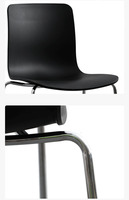 Chaises de salle à manger en plastique en gros pour la maison, café, salon, conférence, formation, restaurant, bureau – modernes, minimalistes, décontractées avec dossier