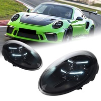 Phare LED pour Porsche 911 2013-2018, lentille de projecteur quadruple, style matriciel, mise à niveau Plug and Play, certifié CE