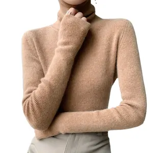 풀오버 스웨터 터틀넥 니트 스웨터 여성용 더미 칼라 외국 스타일 바닥 캐시미어 하이 엔드 탑
