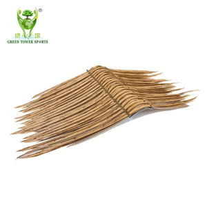 Tuiles de toit artificielles en forme de palmier, résistantes aux UV, pour couverture de toit synthétique en herbe pour Palapa, hôtel tropical, <span class=keywords><strong>cabane</strong></span> Tiki - Product Image 1
