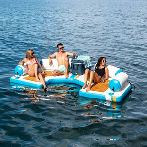 Plataforma <span class=keywords><strong>Flotante</strong></span> Inflable de PVC con Tecnología Drop Stitch <span class=keywords><strong>para</strong></span> 6 Personas, Tipo <span class=keywords><strong>Manta</strong></span> Mágica, OEM ODM - Product Image 3