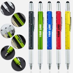 Stylo multifonction 6-en-1 personnalisé JW3 avec logo, stylet et outils multiples, idéal pour les cadeaux d'entreprise (vente en gros) - Product Image 6