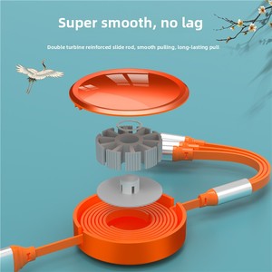 3-Trong-1 66W Có Thể Thu Vào TYPE-C Sạc Cáp Một-Để-Ba Nhanh Chóng Sạc Tương Thích Cho Apple Android Điện Thoại Di Động Biểu Tượng Tùy Chỉnh - Product Image 4