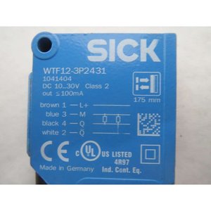 Sensor Fotoeléctrico Sick WTF12-3P2431 DC 10-30V, Alcance de 175 mm, Uso Industrial - Product Image 3