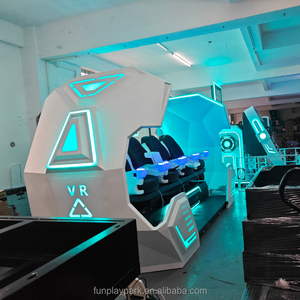 Zhengzhou 4 places <span class=keywords><strong>VR</strong></span> simulateur chaise équipement de parc d'attractions intérieur <span class=keywords><strong>360</strong></span> sièges d'hélicoptère bonbons vente jeux d'arcade fibre de verre - Product Image 6