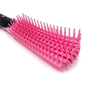 Xinlinda fabricant Offre Spéciale fashional confortable multicolore poils poulpe 8 rangées démêlant brosse - Product Image 2