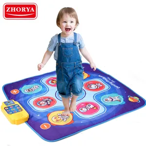Zhorya 5 режимов игры, включая 3 уровня вызова, танцевальный коврик, детский музыкальный танцевальный коврик