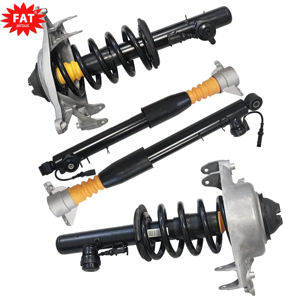A Set of Spring Shock For Audi Q5 8R Front and Rear Coil Spring Shock Absorber Assembly with ADS 8R0413029J 8R0513026G
