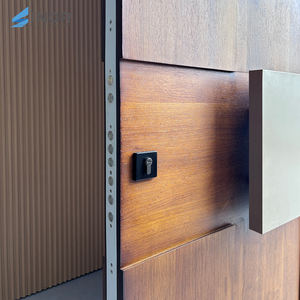 Puerta de Entrada de Madera Maciza de Lujo con Herrajes Dorados y Diseño Insonorizado para Proyectos Residenciales de Alta Gama - Product Image 6