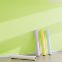 Revêtement mural minimaliste auto-adhésif en PVC, imperméable, résistant à l'humidité, antibactérien et anti-taches, idéal pour les dortoirs et les foyers d'enfants