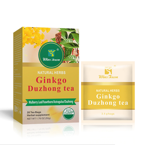 Té de Hierbas Ginkgo Duzhong, 20 Bolsitas de 2.5g Cada Una, Ingredientes Naturales a Base de Plantas: Hoja de Morera, Espino Blanco, Astrágalo - Product Image 2