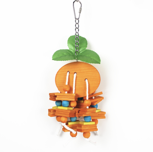 Pet Products Small Middle and Large Size Birds Natural Orange Wood African <strong>Grey</strong> <strong>Parrots</strong> Macaws Cockatoos <strong>Toys</strong> - Product Image 3