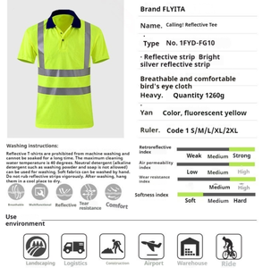 Biểu Tượng Tùy Chỉnh Dài Tay Áo Nhanh Chóng Khô Giao Thông Đường Phản Quang An Toàn Làm Việc Bảo Hộ Lao Động Công Nghiệp Khai Thác Mỏ Xây Dựng Polo <span class=keywords><strong>Hi</strong></span> <span class=keywords><strong>VIS</strong></span> Áo Sơ Mi - Product Image 6