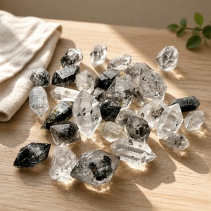Cuarzo Diamante Herkimer Natural al por Mayor, Cristal en Bruto de Doble Terminación, Piedras Curativas, Espécimen, Regalo para Meditación - Product Image 1