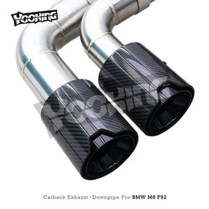 Tubo de Escape Catback <span class=keywords><strong>Tuning</strong></span> para <span class=keywords><strong>BMW</strong></span> <span class=keywords><strong>M8</strong></span> F91/F92/F93 4.4TT 2019-2023, Tubo de Escape de Acero Inoxidable de Alto Rendimiento con Puntas MP - Product Image 4