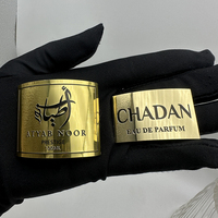 Plaque signalétique d'autocollant en aluminium d'artisanat en métal gravé de marque personnalisée bon marché de haute qualité