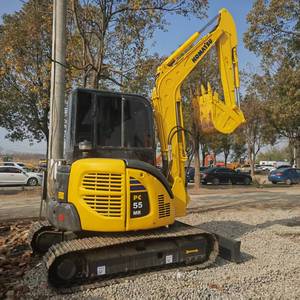 Mini excavatrice Komatsu PC55MR d'origine japonaise hydraulique utilisée de type chenille efficace avec composants principaux moteur et moteur - Product Image 4