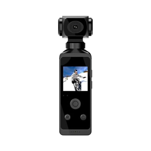 Mini Pocket Action Sports Camera 4K 1080P HD Pocket Action Camcorder 270° Rotatable 1.3'' LCD Screen Lightweight Waterproof