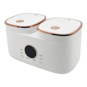 Cuenco doble inteligente, 800w, 2l, doble olla, automático, pequeño, multifunción, digital, mini <span class=keywords><strong>arrocera</strong></span> eléctrica - Product Image 2