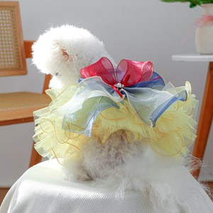 PETCIRCLE ropa para mascotas para perros pequeños y medianos, artículos para mascotas, ropa para perros, falda de tul Princesa Cher - Product Image 1