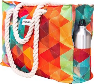 Échantillon gratuit Nouveauté Sac fourre-tout en PU grande capacité pour femme Sac de plage Sac à main sous le bras avec fonction portable pour l'été et l'hiver - Product Image 5