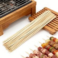 Brochettes jetables en bambou 6, 8, 10, 12 pouces, 100 pièces, pour barbecue, apéritifs, fruits, cocktails, fontaine à chocolat