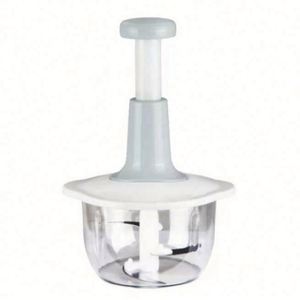 Hand Press <b>Portable</b> Handheld Manual Food Processor Grinder Chopper Stainless Steel Blade <b>Dishwasher</b> Safe for Garlic Herb - Product Image 5