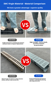 Canaletas y desagües de acero inoxidable más vendidos, con un diseño de revestimiento de guijarros para resistencia a la corrosión y durabilidad. - Product Image 4
