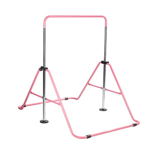 Barra Horizontal de Gimnasia para Niños con Altura Ajustable y Trampolín para Entrenamiento en Casa - Product Image 1