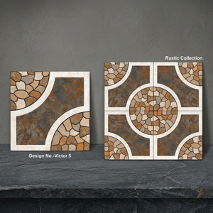 Carreaux de sol en porcelaine émaillée numérique 400x400mm, fabriqués en Inde, résistants à l'usure, pour extérieur, usage intensif - Product Image 3