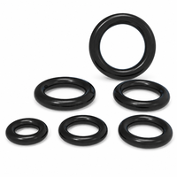 Anillo de Sellado Redondo de Goma Industrial de Repuesto para Cilindro Neumático y Bomba Hidráulica, Resistente al Aceite, NBR 70 Shore, Negro, Tamaño Personalizado