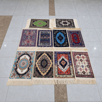 Tapis en velours cristal rose ivoire à motifs floraux pour salon, chambre à coucher, décoration intérieure, fournisseur en gros B2B, tapis classique