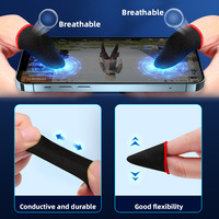 1 Par de Fundas de Dedos Superfinas para Gaming, Puntas de Dedos Transpirables para Juegos Móviles como Pubg, Herramientas y Accesorios