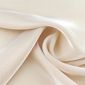 Tissu en satin <span class=keywords><strong>organza</strong></span> lisse et brillant en polyester, léger, uni, respirant, pour vêtements - Product Image 4