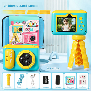Offre Spéciale enfants caméra cadeaux d'anniversaire pour garçons filles dessins animés Kis caméra vidéo numérique Photo autocollants appareil photo numérique - Product Image 3