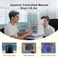 Réfractomètre automatique SJR-9900A pour équipement optique, avec écran LED TFT 7 pouces, machine d'examen oculaire à prix d'usine avantageux