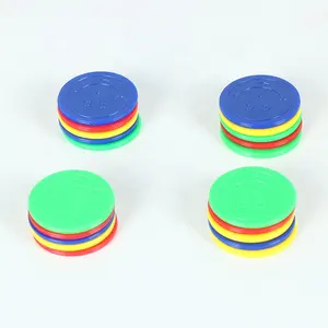 Plastic ronde game token