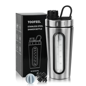 Hot Selling BPA Free Stainless Steel for Shaker Bottle Custom Logo Gym <strong>Protein</strong> Drinkware - Product Image 1