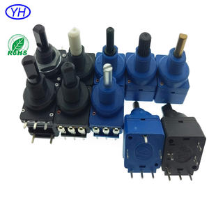 R16R2S Muestras gratuitas Potenciómetro rotatorio con interruptor de 10A 10k 250k 470K 500k ohm de película de carbono - Product Image 5