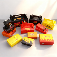 Boîte à emporter jetable de qualité alimentaire à faible MOQ pour burgers, frites, poulet et salades